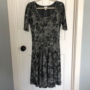 Amazing LuLaRoe Ghost Print Nicole NWOT